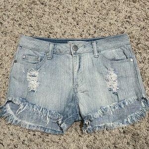 Light Blue Jean Short